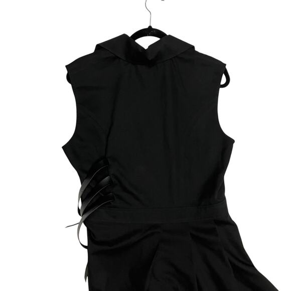 Neo Ludwig Pirate Gothic Steampunk Pleated Bias Bottom Long Unisex Vest - Picture 5 of 10